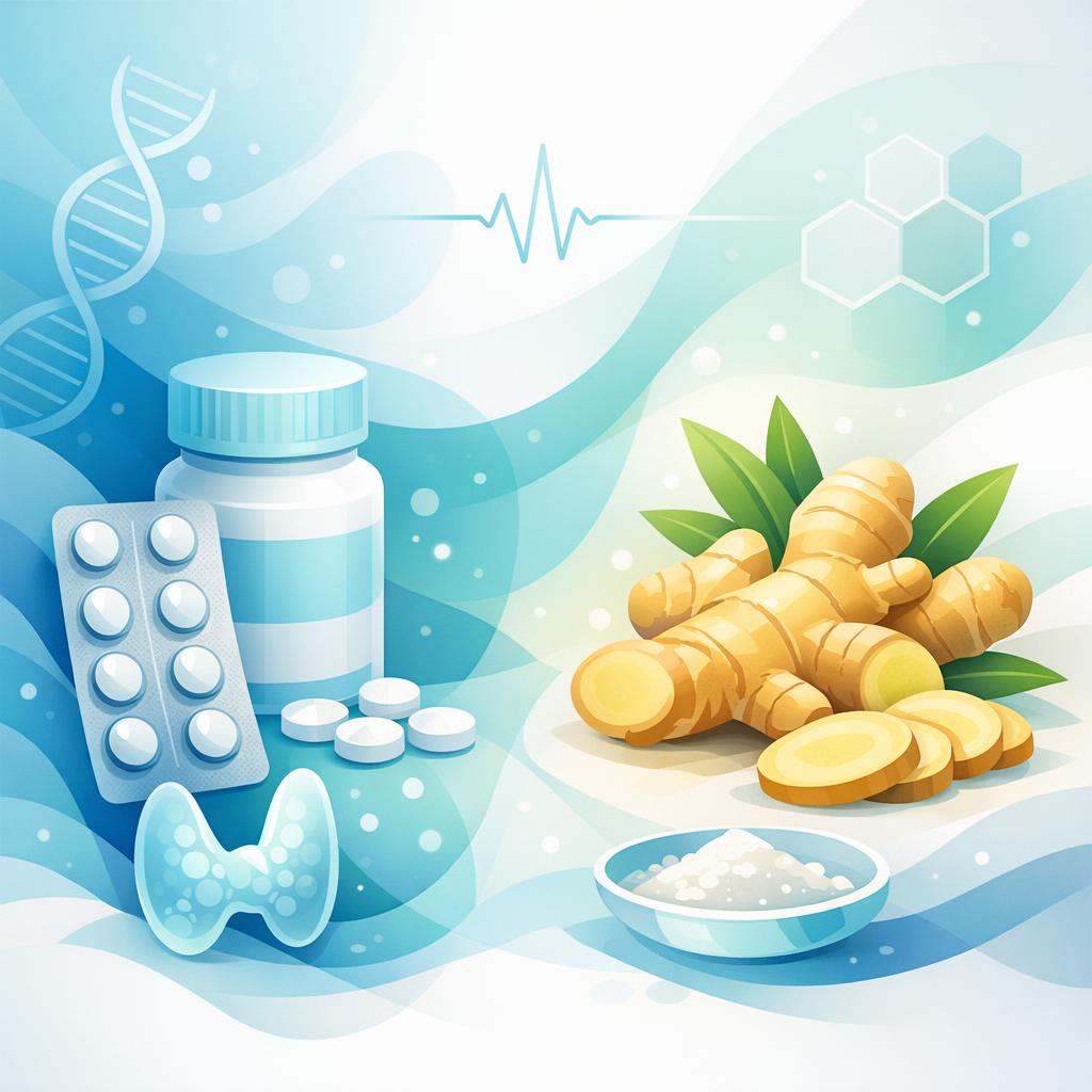 Basado en NIH de EE.UU. | Té de jengibre y levotiroxina: ¿se pueden ...